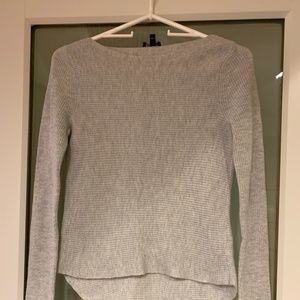 EXPRESS SILVER SWEATER, SIZE XS
